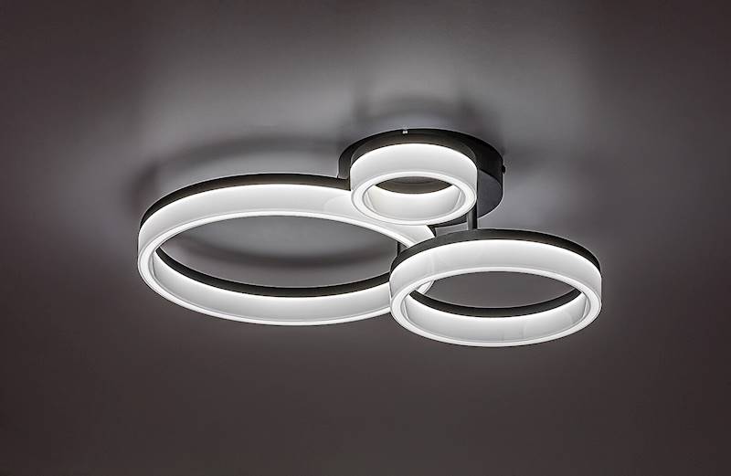 RAB.71385 AMILIA PLAFON LED 24W CCT CZARNY