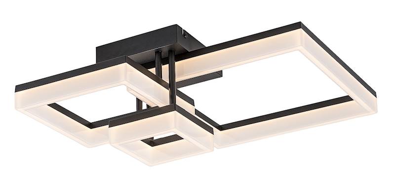 RAB.71386 AMILIA PLAFON LED 22W CCT CZARNY
