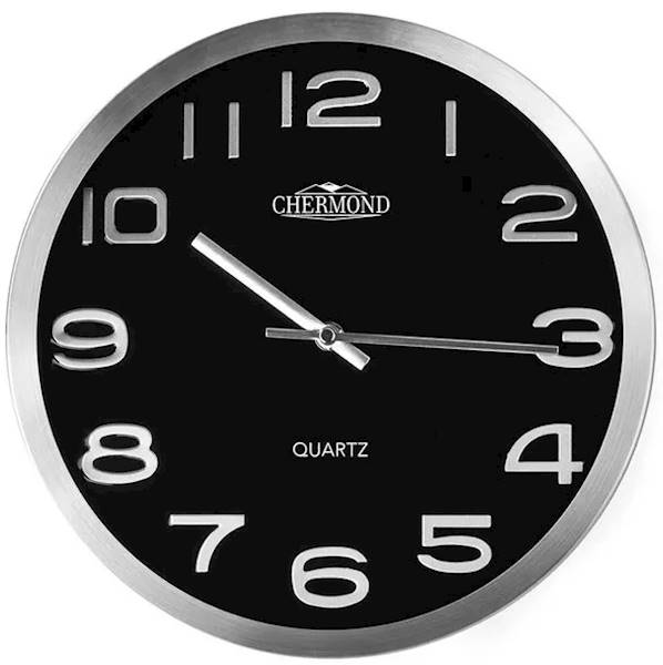 VOL.ZEGAR ŚCIENNY CHERMOND 9229 12' FI30,5cm INOX