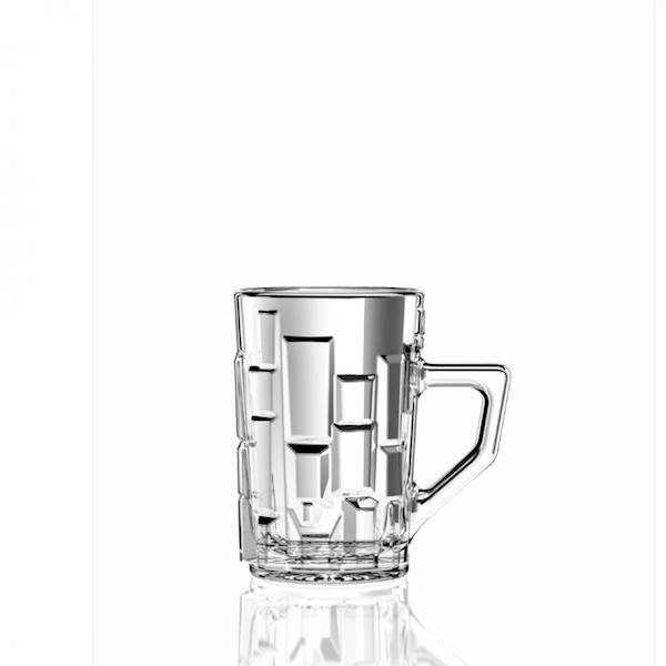 RCR ETNA 6 SZKLANEK Z UCHEM 220ml 600090