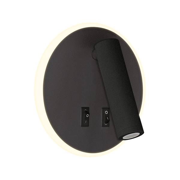 ID.KINKIET LED OTELLO 6W+3W 4000K+3000K 04030 CZAR