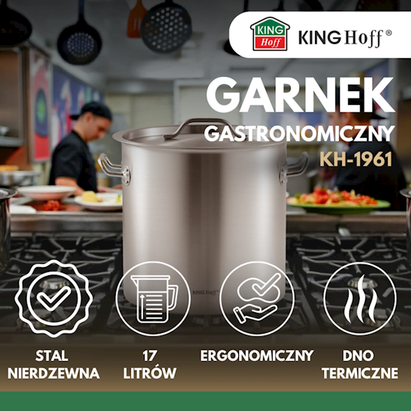 KINGHOFF GARNEK GASTRO 17L FI28cm KH1961