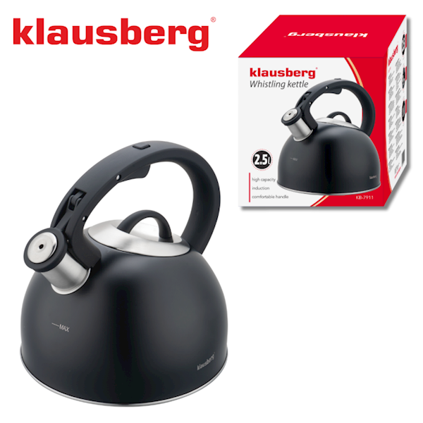 KLAUSBERG CZAJNIK 2,5L KB7911 CZARNY