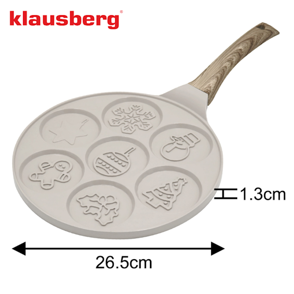 KLAUSBERG PATELNIA NA 7 PLACKÓW 26,5cm BEŻ KB7970