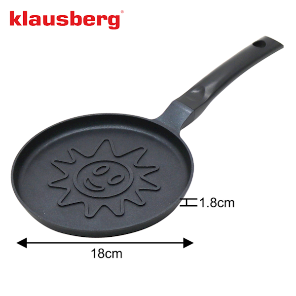 KLAUSBERG PATELNIA DO NALEŚNIKÓW18cm CZARNA KB7972