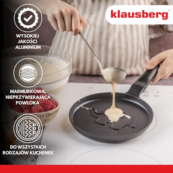 KLAUSBERG PATELNIA DO NALEŚNIKÓW18cm CZARNA KB7974