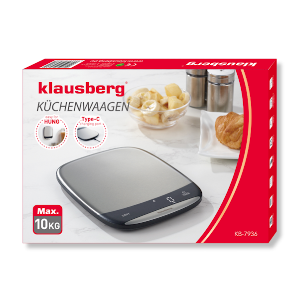 KLAUSBERG WAGA KUCHENNA IXOX/CZARNA KB7936
