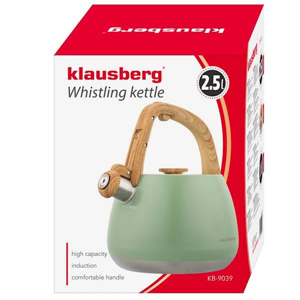 KLAUSBERG CZAJNIK 2,5L KB9039 ZIELONY