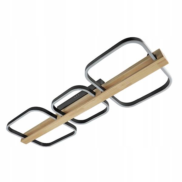 SMART LAMPA SUFIT.LT006 68W+TUYA+PILOT 7263 CZARNA