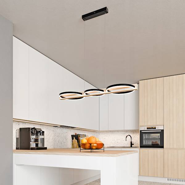 SMART LAMPA WISZ.LT006 68W 3000K 7262 CZARNA+DREW