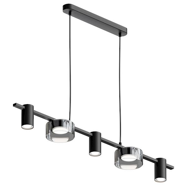 SMART LAMPA WISZ.2xGX53 3xGU10 7358 CZARNA