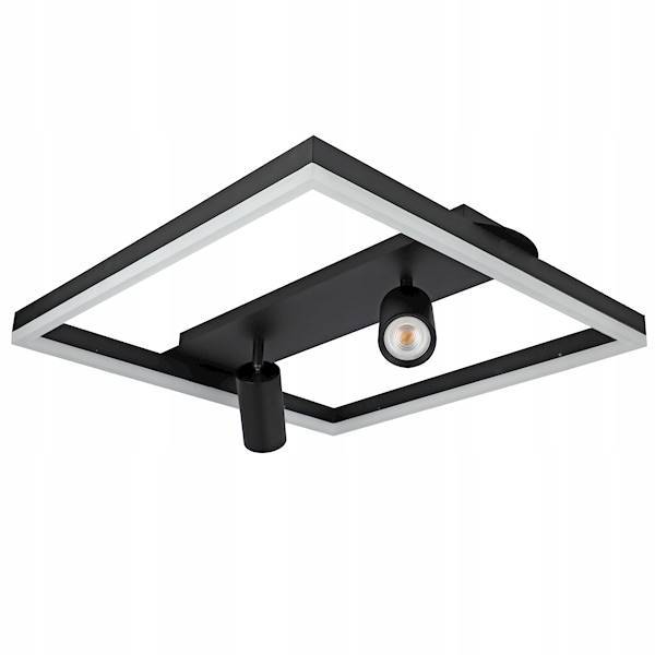 SMART LAMPA SUFIT.GU10+LED 38W 7940 4000K CZARNA