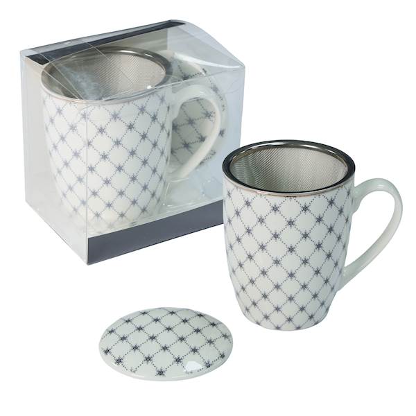 INFUSION KUBEK 350ml+MATALOWY ZAPARZACZ CR3-05