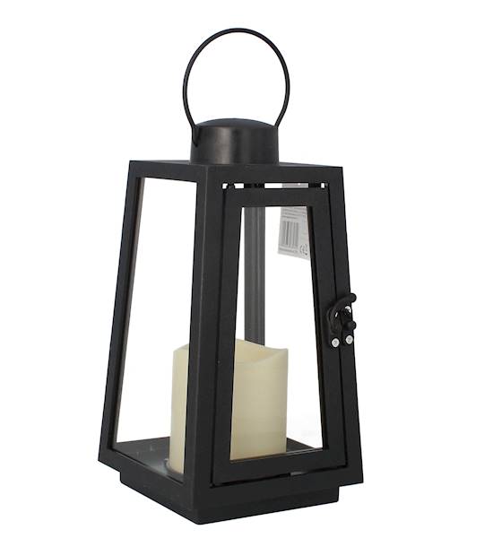K.LATARNIA LED LRN17B 11x11x21,5cm CZARNA