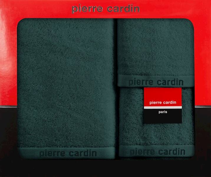 RĘCZNIKI PIERRE CARDIN EVI 3 SZT. CIEMNY - ZIELONY 366519