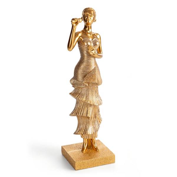 EU.FIGURKA DOLI/FIG/1 9x8x31 493834 KOBIETA ZŁOTA