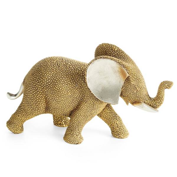 EU.FIGURKA LUKAS/FIG/1 23x7x13 493907 SŁOŃ ZŁOTY