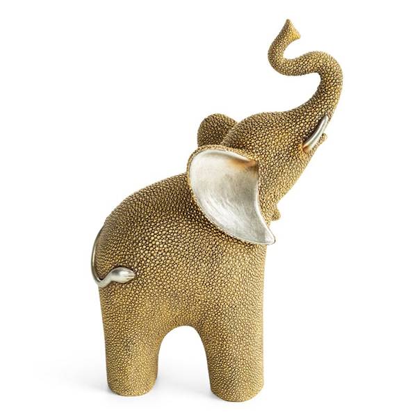 EU.FIGURKA LUKAS/FIG/04 16x8x25cm 493911 SŁOŃ ZŁ.