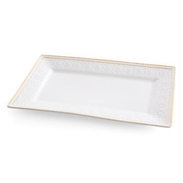 EU.PATERA OLIVIA/PAT/03 31x19x2cm 478524 BIAŁA+ZŁ.