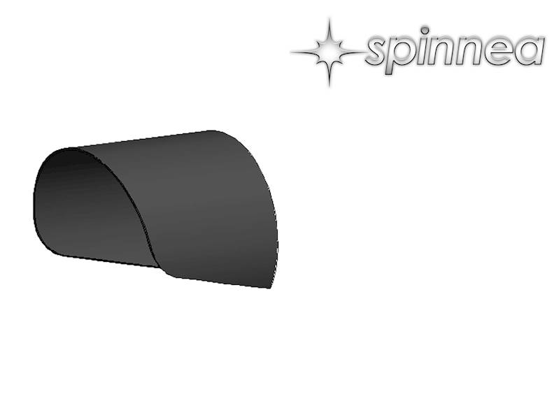 TS daszek do sygnalizatora 200mm BLACK \ Visor 200