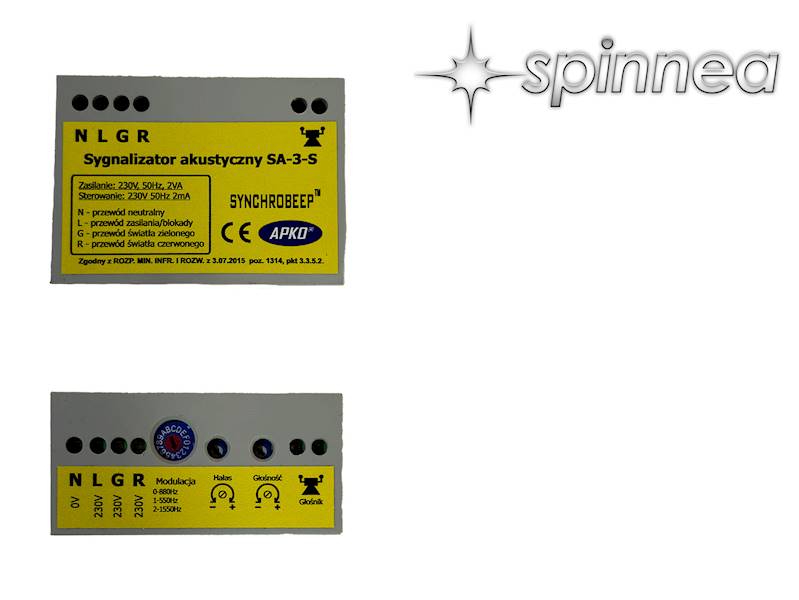 SA-3, 230V AC, Sygnalizator akustyczny, wewnętrzny