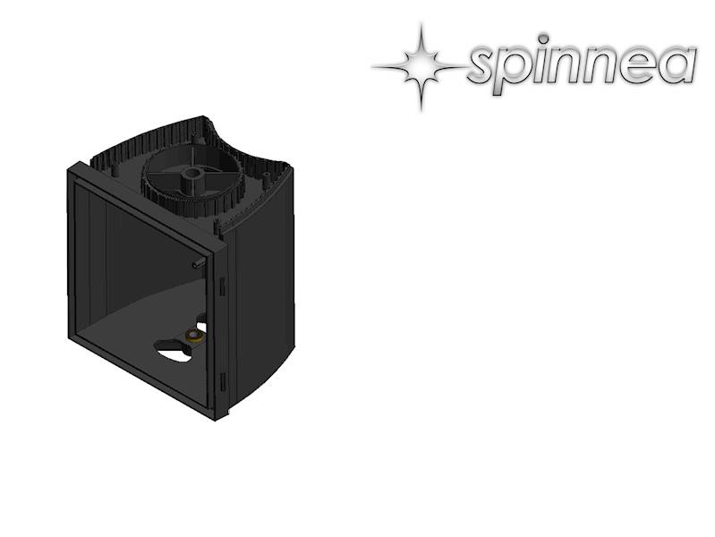 TS1 Komora sygnalizatora 100mm BLACK RAL 9005