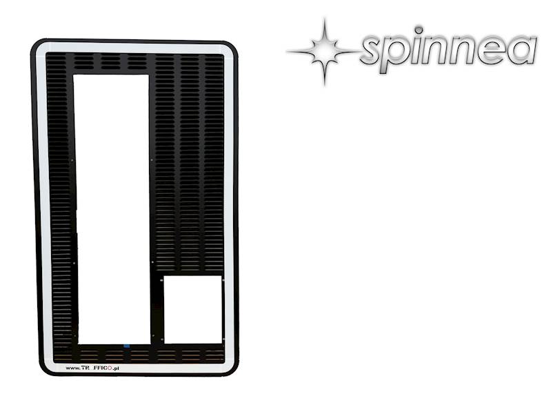 TS Ekran kontrastowy SLIM 850x1400mm,strzałka war