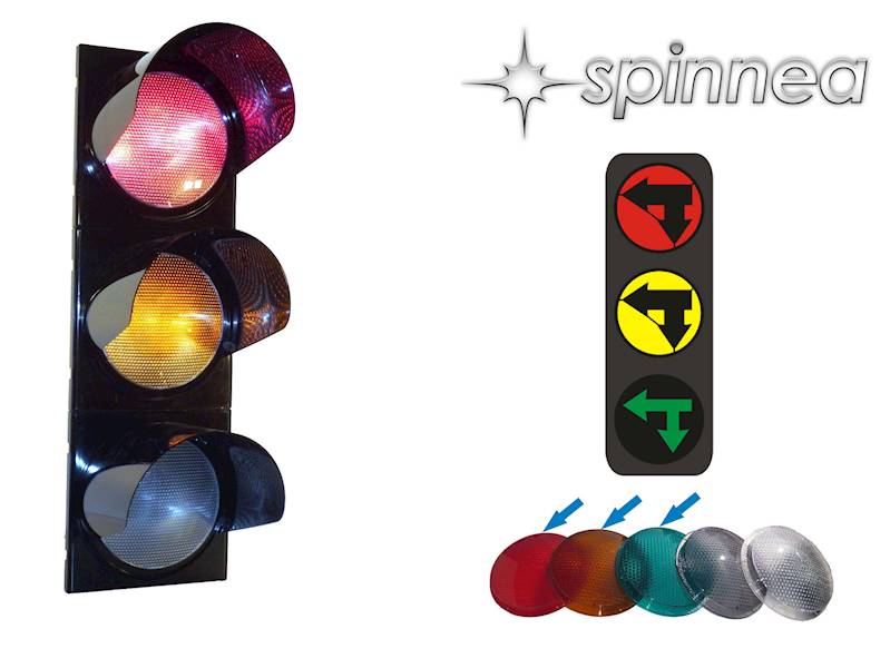 3x300 RYG, Lewo-Zawracanie, s. kolorowa, SLIM