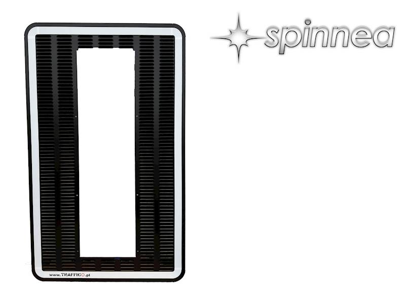 TS Ekran kontrastowy SLIM 650x1400mm,perforowany, 