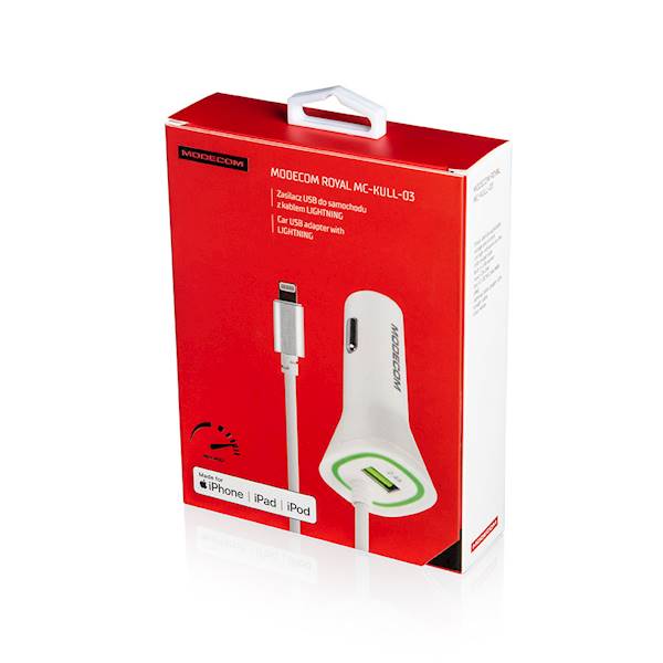 MODECOM zasilacz USB/I-PHONE ZT-MC-KULL-03LED