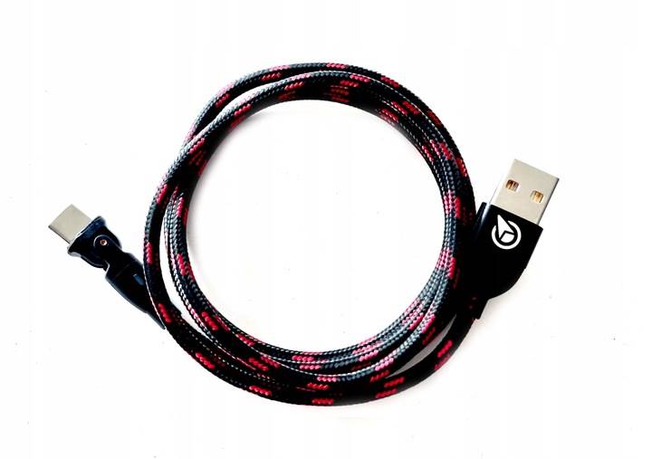 Kabel YANOSIK TP USB - C z logo łamana końcówka C
