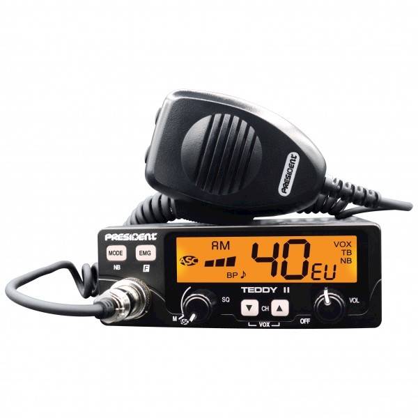 CB radio PRESIDENT TEDDY II ASC VOX 12/24 V