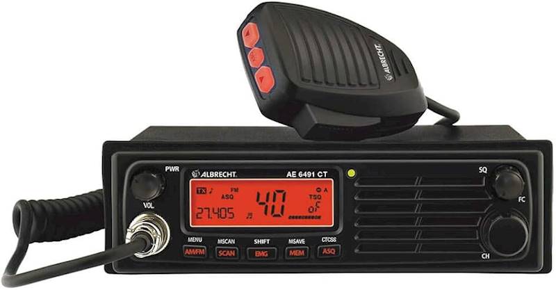CB radio ALBRECHT AE-6491 VOX AM/FM/ASQ 12/24V