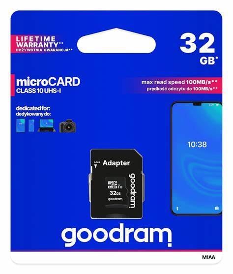 Karta pamięci micro SD GOODRAM/KING 32GB 10 CLASS