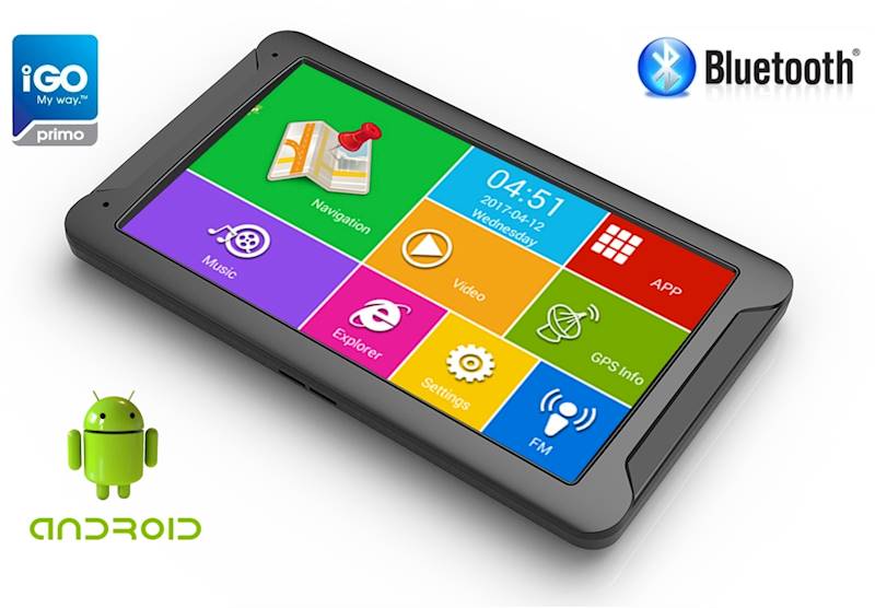 Nawigacja UROUTE 7" 84F 55 TMC ONLINE ANDROID
