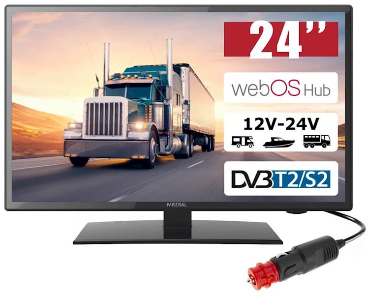 TV monitor 24" MISTRAL  MI-TV238 FSL SMART