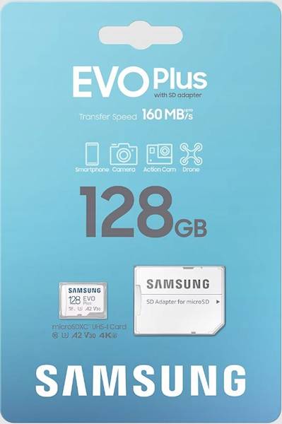 KARTA PAMIĘCI SAMSUNG microSDXC 128GB EVO 130mb/s