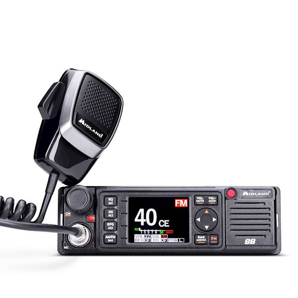 CB radio MIDLAND 88 VOX AM/FM multi 12/24V NEW