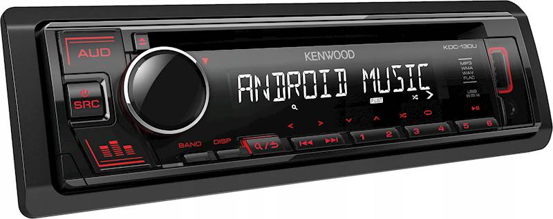Radio KENWOOD KDC 130 UR czerwony
