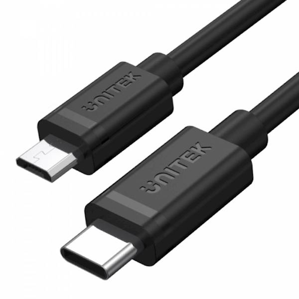 Przewód UNITEK  USB TYP-C do MICRO USB 1m
