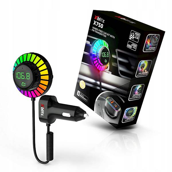 Zestaw głośnomówiący z transm.  XBLITZ X 750