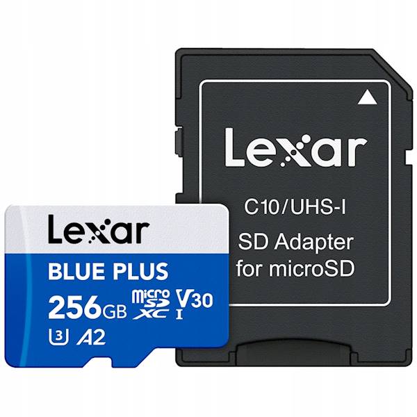 Karta pamięci LEXAR BLUE PLUS microSDXC 256GB