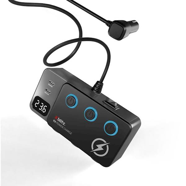 Rozgałęźnik samochodowy Xblitz 12/24V R9 POWER 