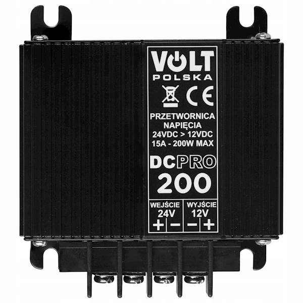 Przetwornica napięcia 24/12V DC-PRO-200(PE-16)