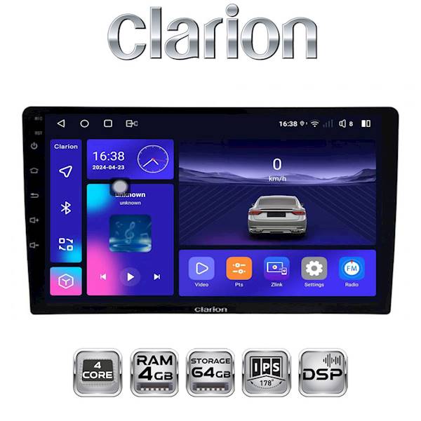 TABLET CLARION GL300 9" XD3326 ANDROID/DSP/WIFI