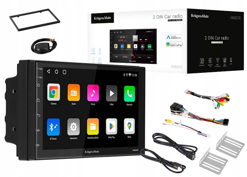 Stacja Kruger& Matz KM2010 CARPLAY/ANDROID AUTO