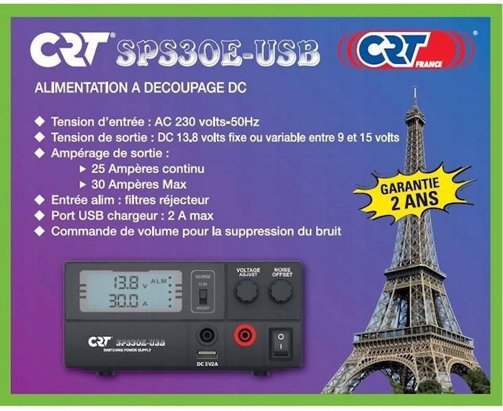 Zasilacz CRT SPS30E-USB ALIM 25-30A