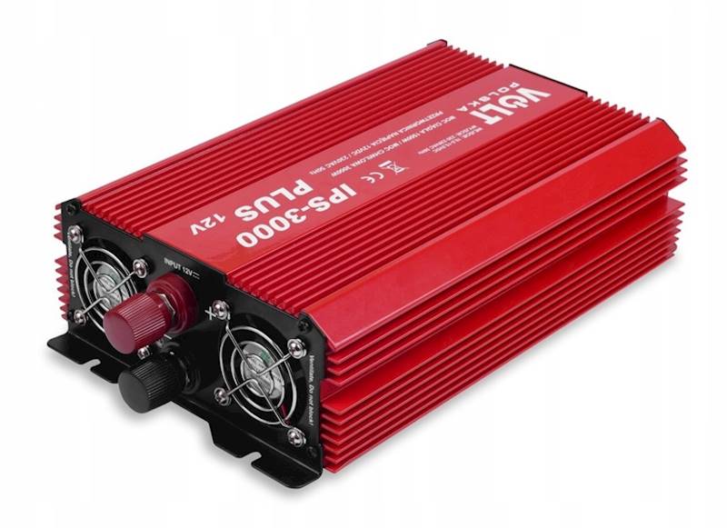 Przetwornica napiecia 12/230/3000W PLUS+PILOT