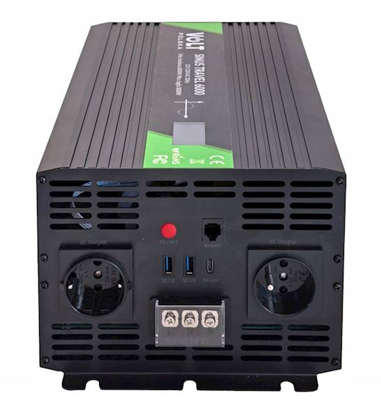 Przetwornica SINUS TRAVEL 12/230/6000 LCD PILOT