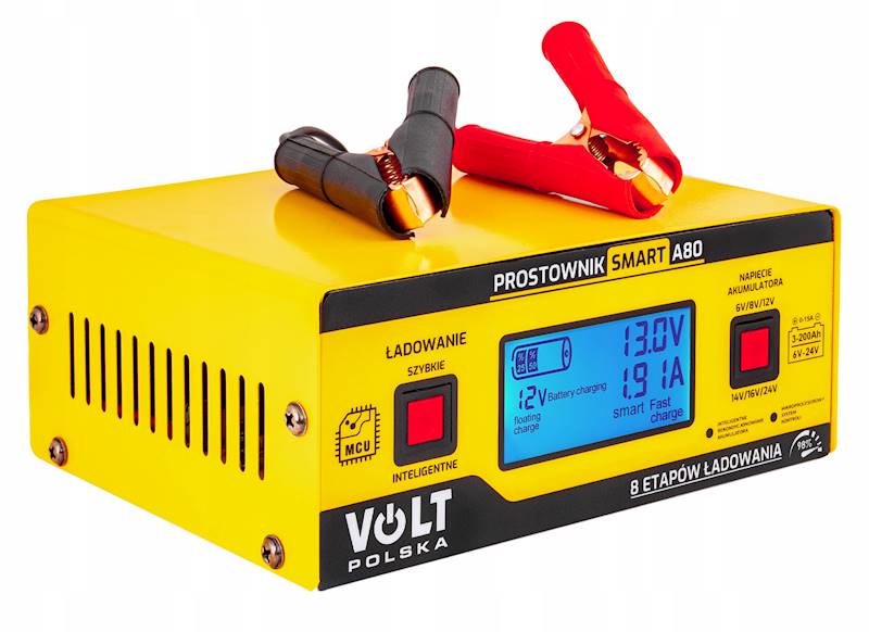 Prostownik SMART 6/12/24V 15A A80